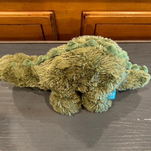 The Manhattan Toy Company Green Stegosaurus Dinosaur Plush Stuffed Animal Toy - Picture 8 of 13